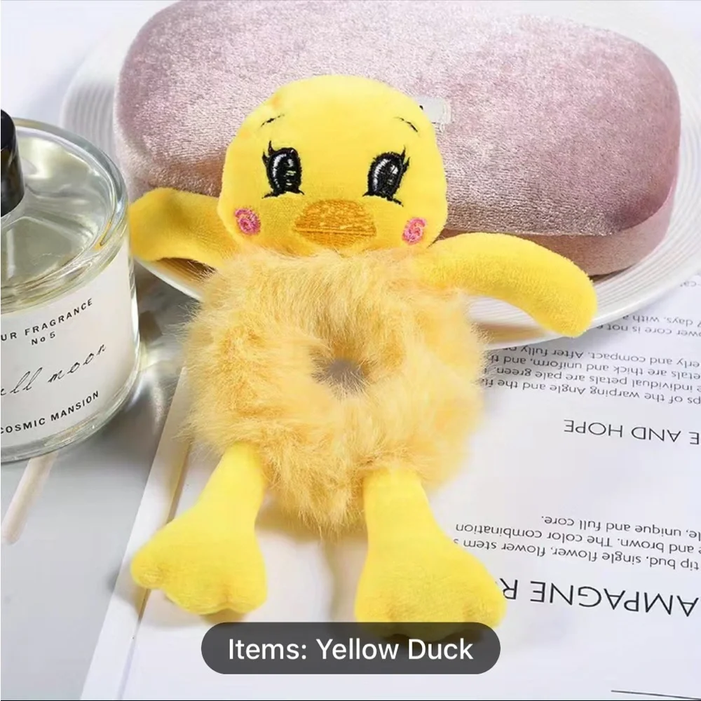 NIB Plush Animal Ponytail Holders!